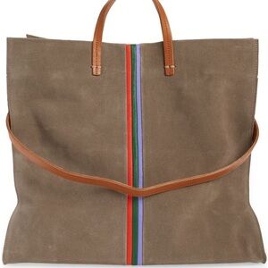 Clare V simple suede tote!